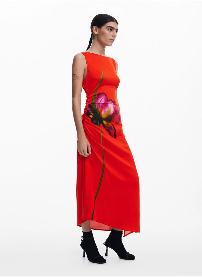 Orchid Asymmetrical Dress