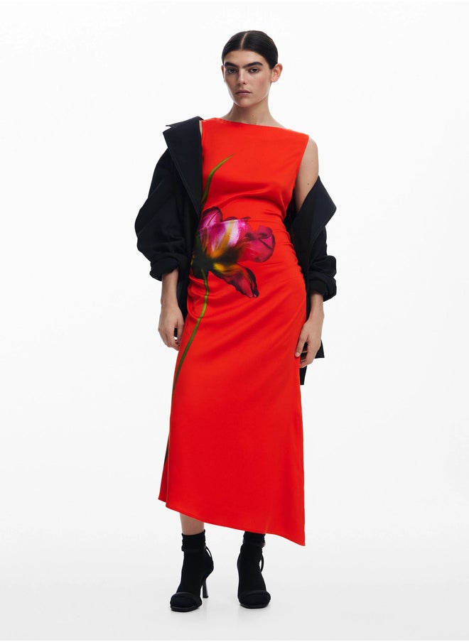 Orchid Asymmetrical Dress