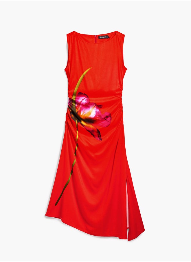 Orchid Asymmetrical Dress
