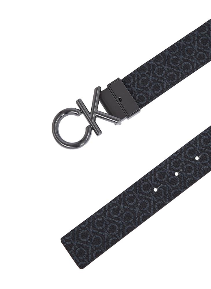 Reversable  Metal Bombe Monogram 35Mm Belt