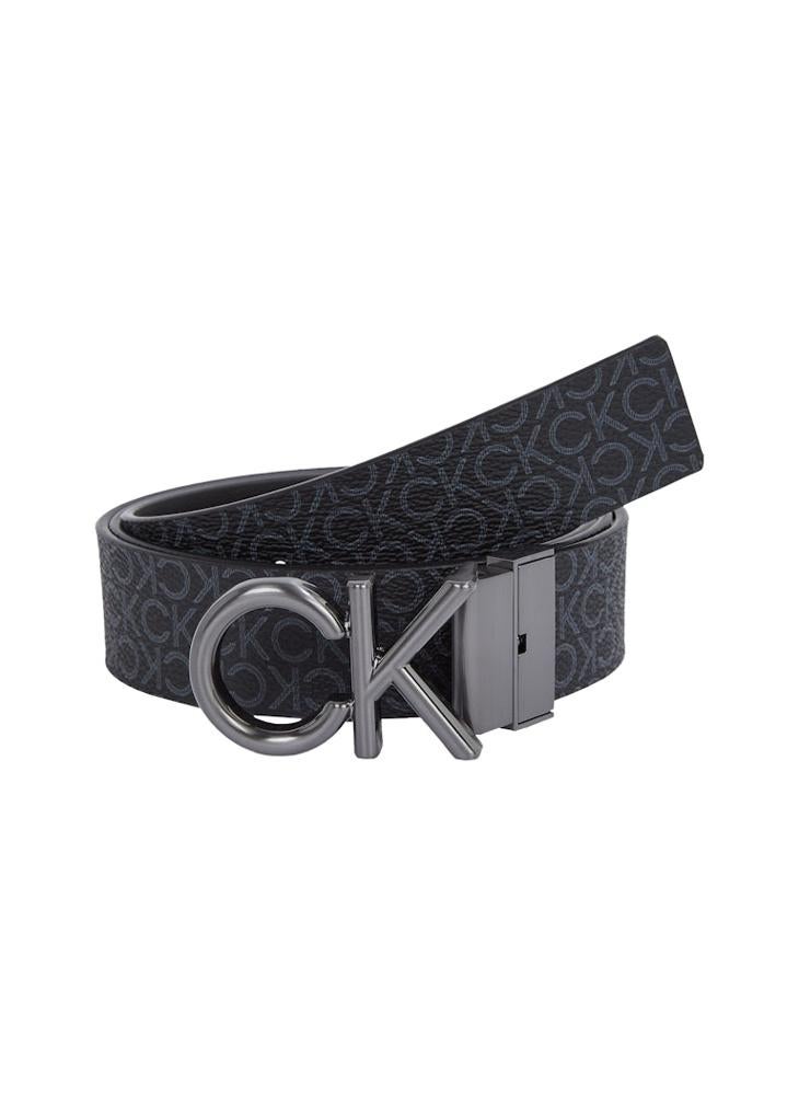 Reversable  Metal Bombe Monogram 35Mm Belt