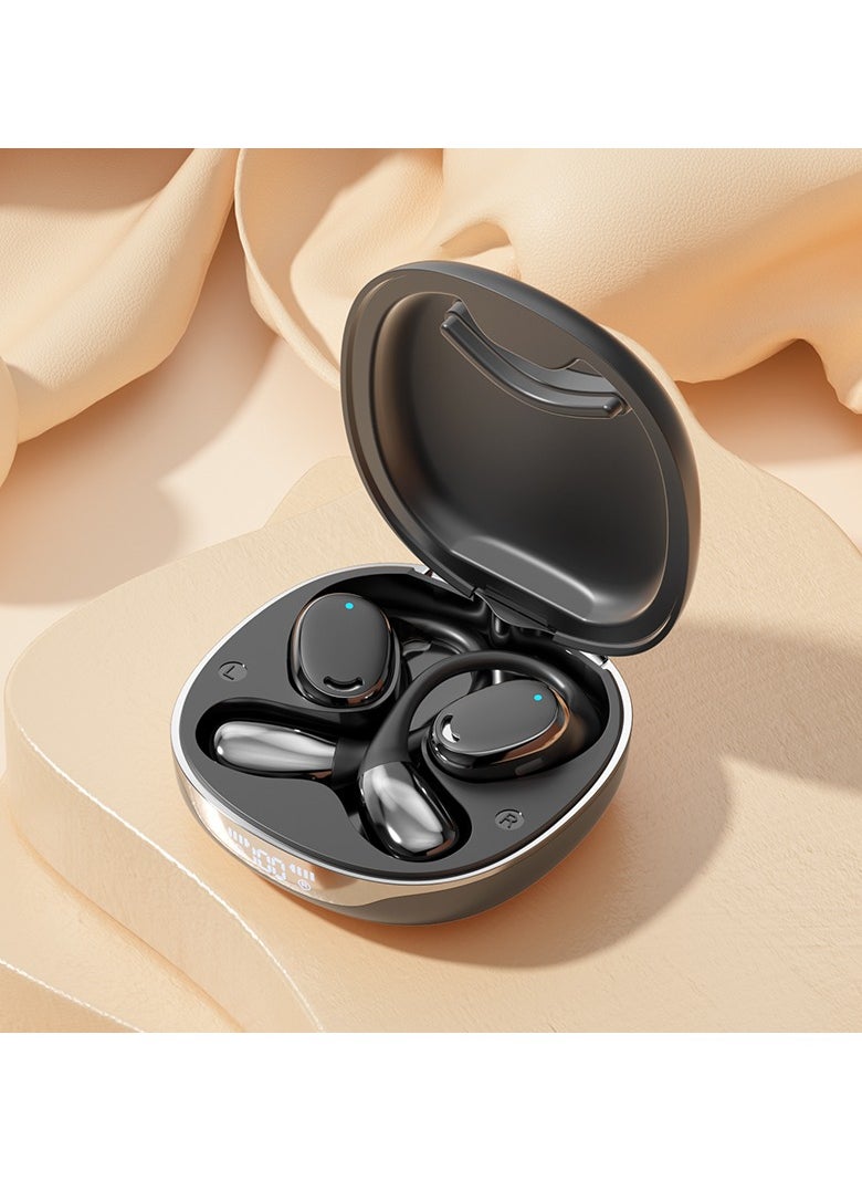 Bone Conduction Wireless Bluetooth Headphones – Open-Ear Sport Design, Long Battery Life, Noise Cancellation, Fast Charging, Bluetooth 5.4, Hi-Res Sound, TWS Earbuds