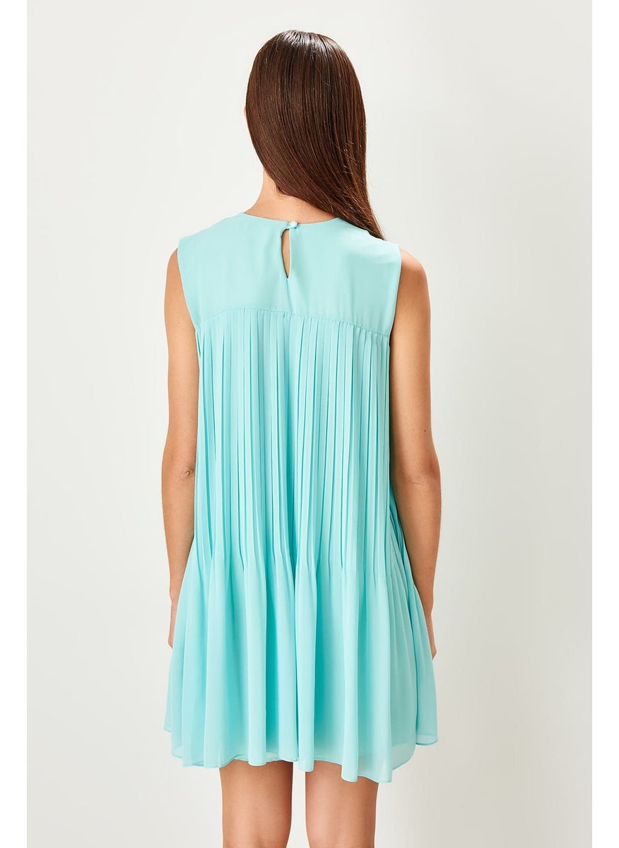 Pleated Swing Dress