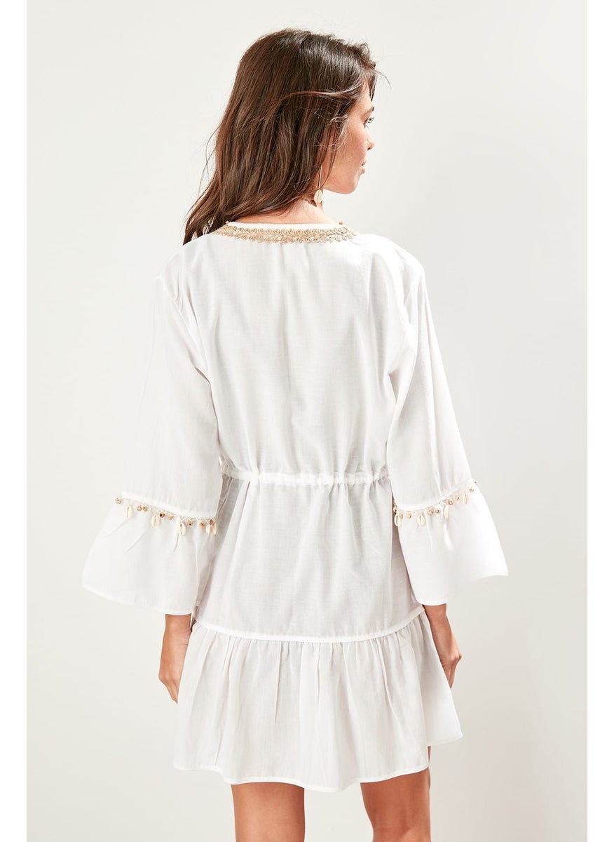Shell Detail Dress