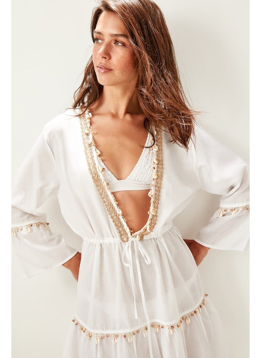 Shell Detail Dress