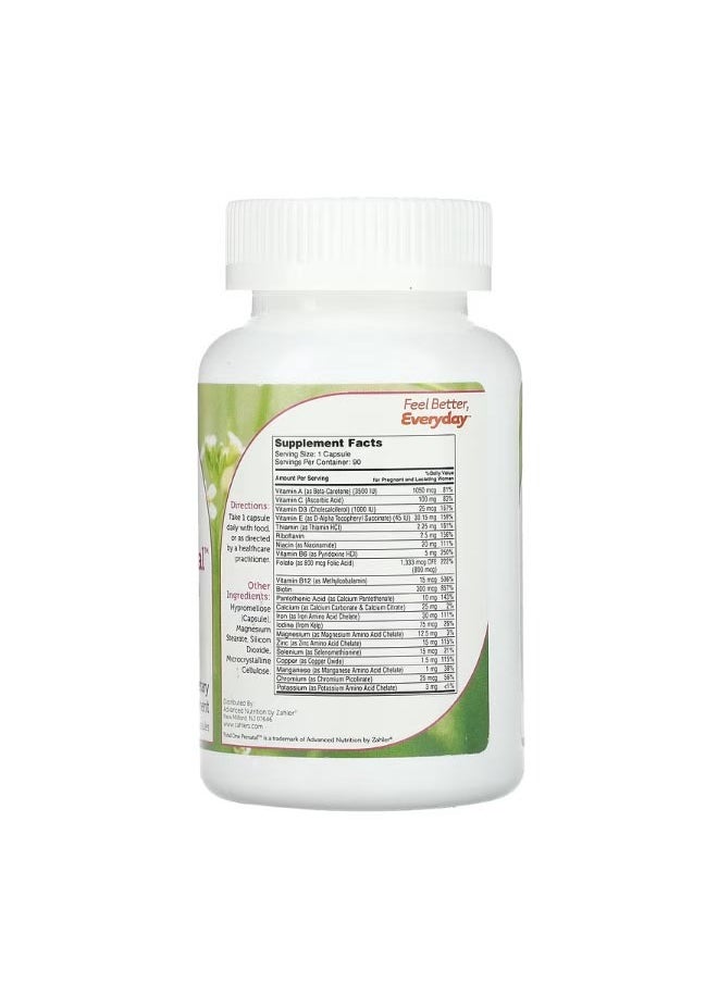 Total One Prenatal Essential Once Daily Prenatal 90 Capsules
