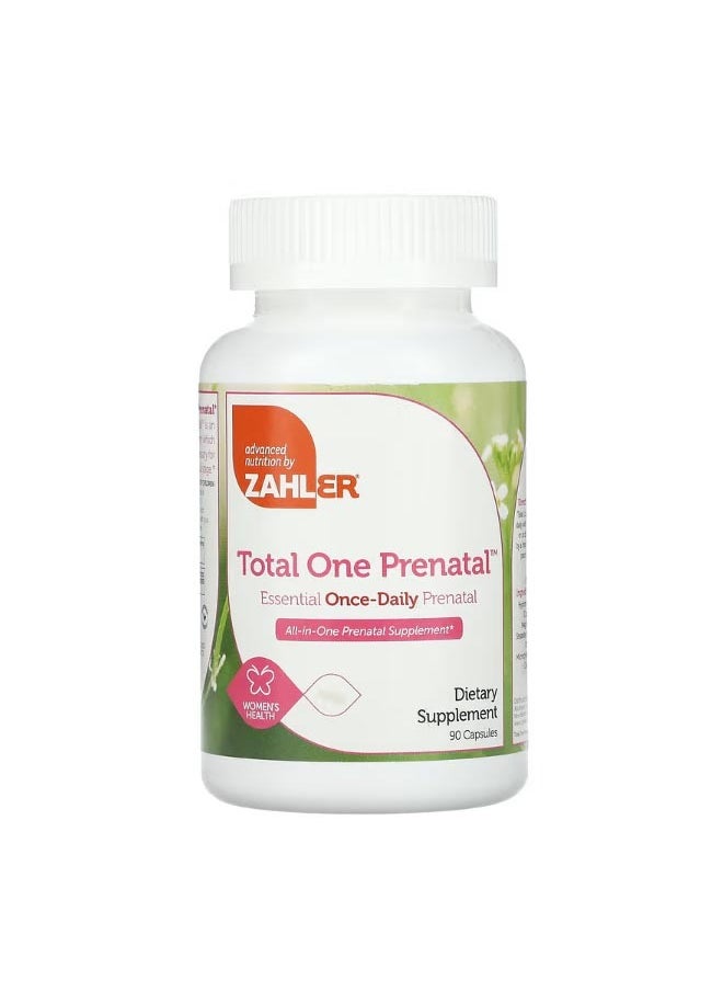 Total One Prenatal Essential Once Daily Prenatal 90 Capsules