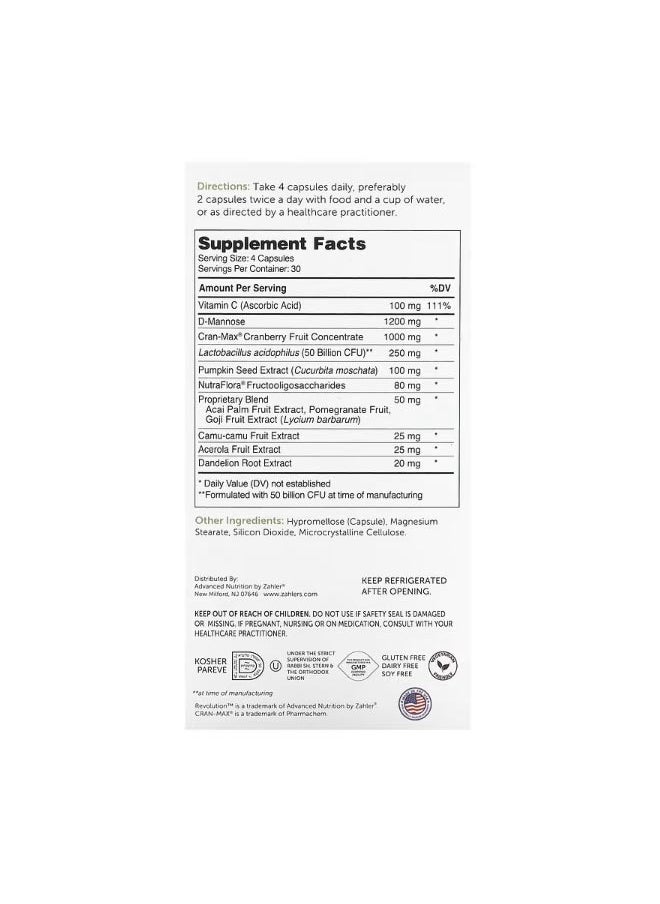 Revolution Complete Urinary Tract Formula 120 Capsules