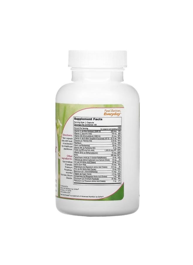 Total One Prenatal Essential Once Daily Prenatal 60 Capsules