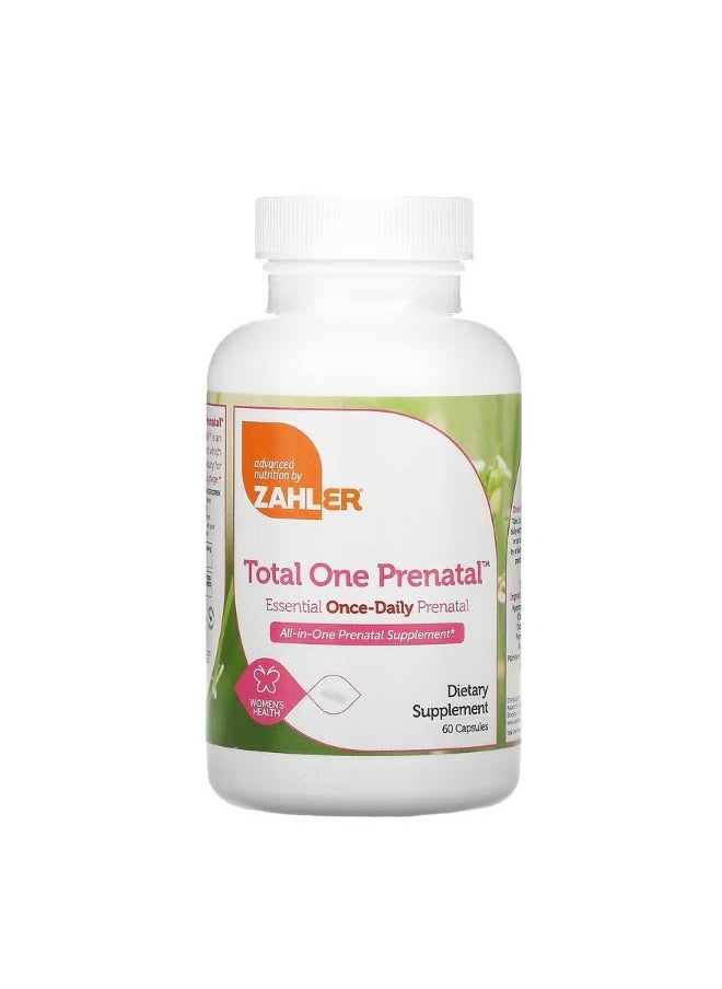 Total One Prenatal Essential Once Daily Prenatal 60 Capsules