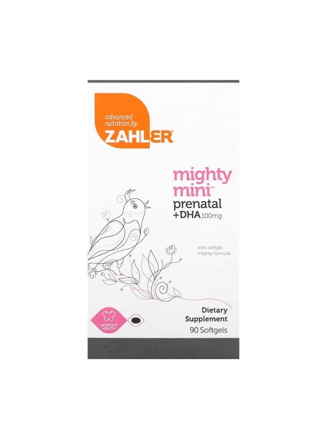 Mighty Mini Prenatal  DHA 100 mg 90 Softgels