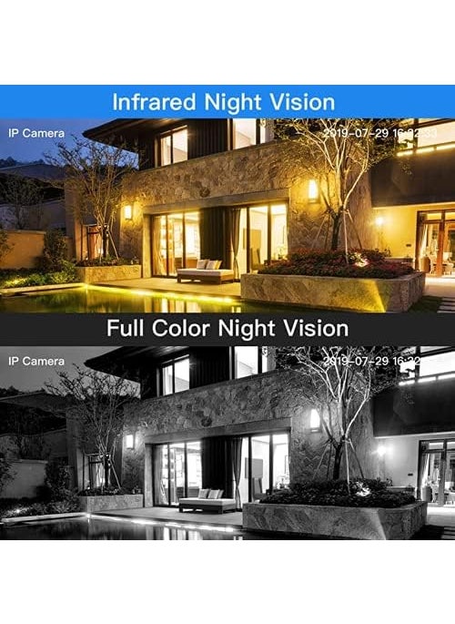 MAYUMI Full HD1080P Camera Two Way Audio/Motion Detection/Best Night Vision/Waterproof CCTV Camera Wi-Fi IP66 PTZ v380 PRO Camera Pan Tilt Surveillance Camera Support Upto 128G SD,White
