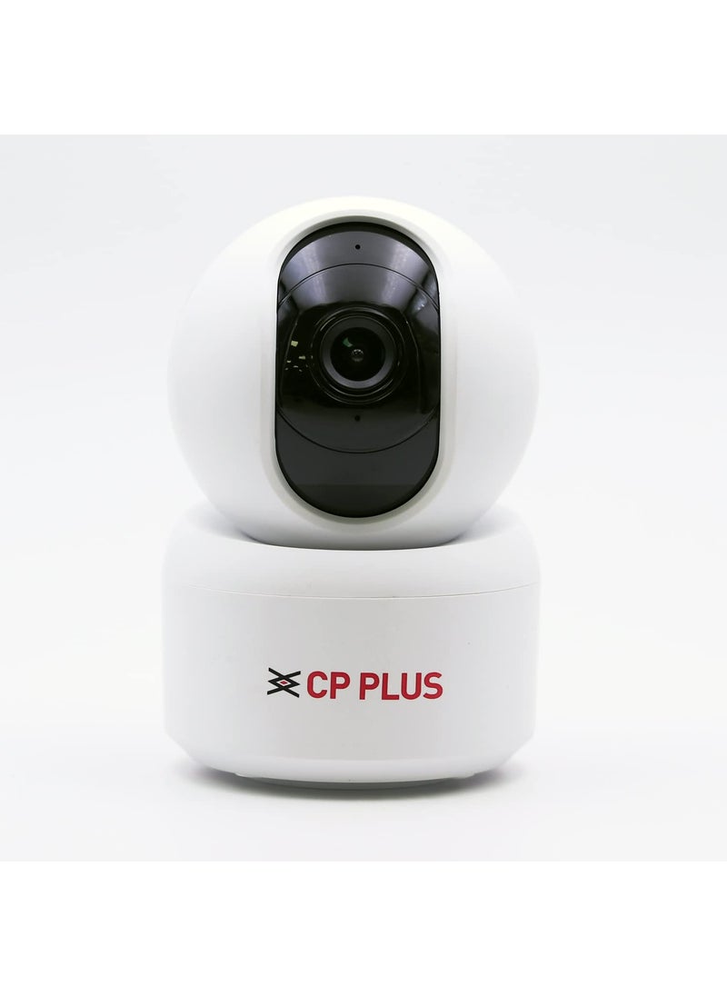 CP PLUS 4MP Quad HD Smart Wi-fi CCTV Camera | 2-Way Talk | 360° Pan & Tilt | Built-in Siren| Echo Cacellation Mode| Suports Sound Detection | IR Distance 15Mtr | SD Card (Up to 256 GB) | CP-E45A
