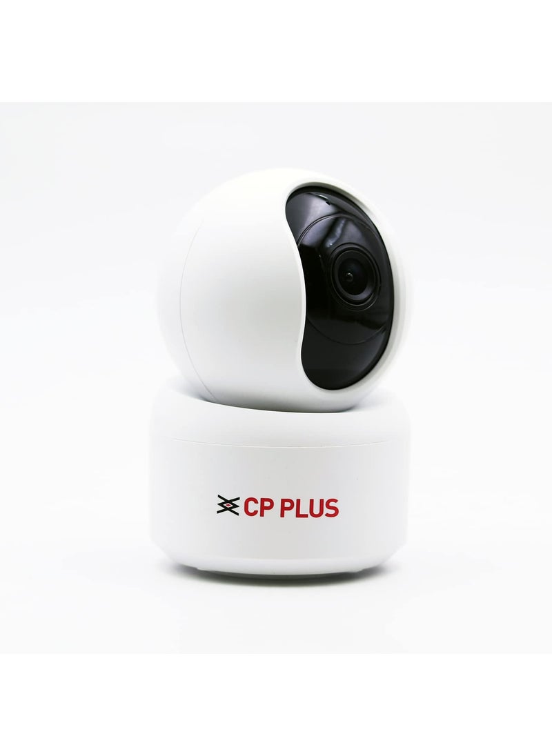CP PLUS 4MP Quad HD Smart Wi-fi CCTV Camera | 2-Way Talk | 360° Pan & Tilt | Built-in Siren| Echo Cacellation Mode| Suports Sound Detection | IR Distance 15Mtr | SD Card (Up to 256 GB) | CP-E45A