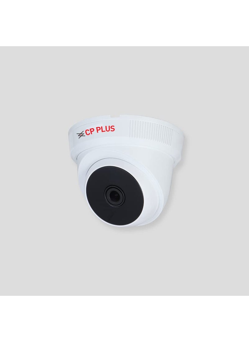 CP PLUS 5MP IR Dome Security Camera | 3.6 mm Fixed Lens | Max. 25fps at 5MP (16:9 Video Output) | IR Range of 20 Mtrs | Support Built-in Mic -CP-USC-DC51PL2C-V3
