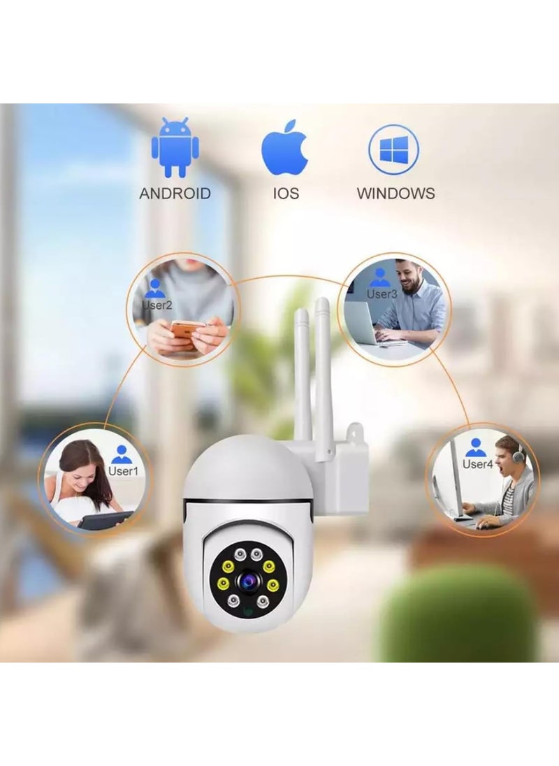 MAYUMI 1080p V380 Pro App 360 Degree Watch Live Streaming | Smart Wi-fi Wireless IP CCTV Security Camera Light Vision, Remote Indoor Mini Dome PTZ Camera
