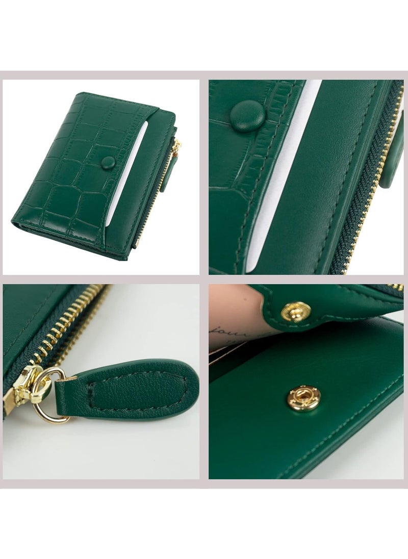 Women Wallet with Bifold Compact Size Classic Handy Ladies Small Short Wallet Purse Gift for Birthday and Party