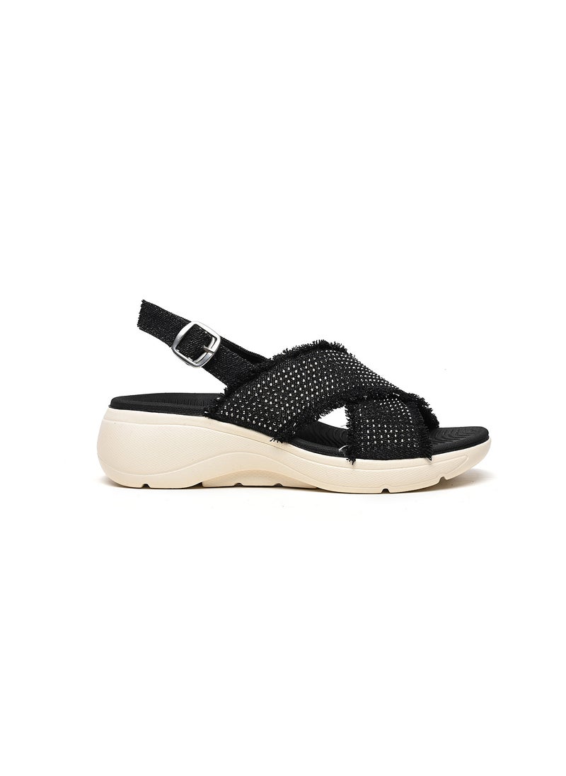 Sling back Denim sling back Wedge Sandals