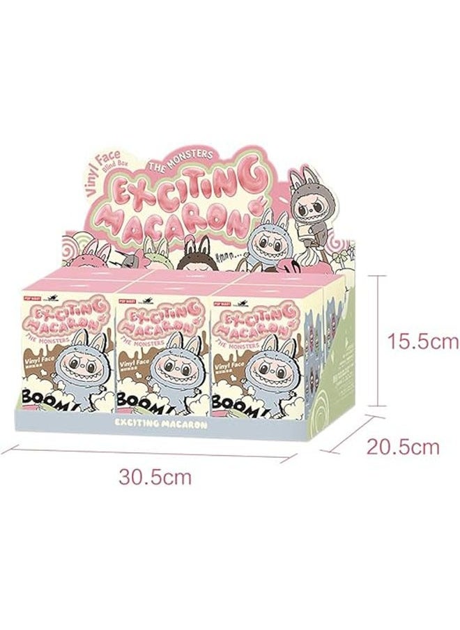 POP MART Monster - Delicious Macaron Vinyl - 6 Pieces of Popular Random Character Action Figure Collector Art Toy Gifts