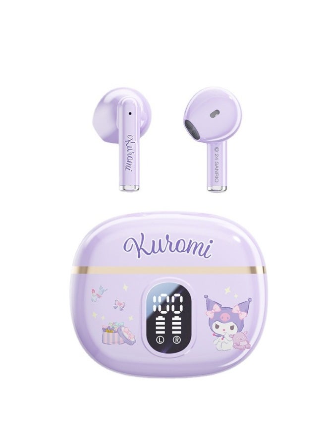 2024 Sanrio Kuromi Bluetooth Headset Bluetooth True Wireless In-Ear Noise Cancelling Super Long Battery Life Gaming Earbuds