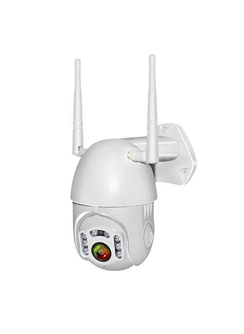 AUSHA® Security Camera Outdoor, Wireless WiFi IP Camera Home Security System 360° View,Motion Detection, auto Tracking,Two Way Talk,HD 1080P pan Tile Full Color Night Vision