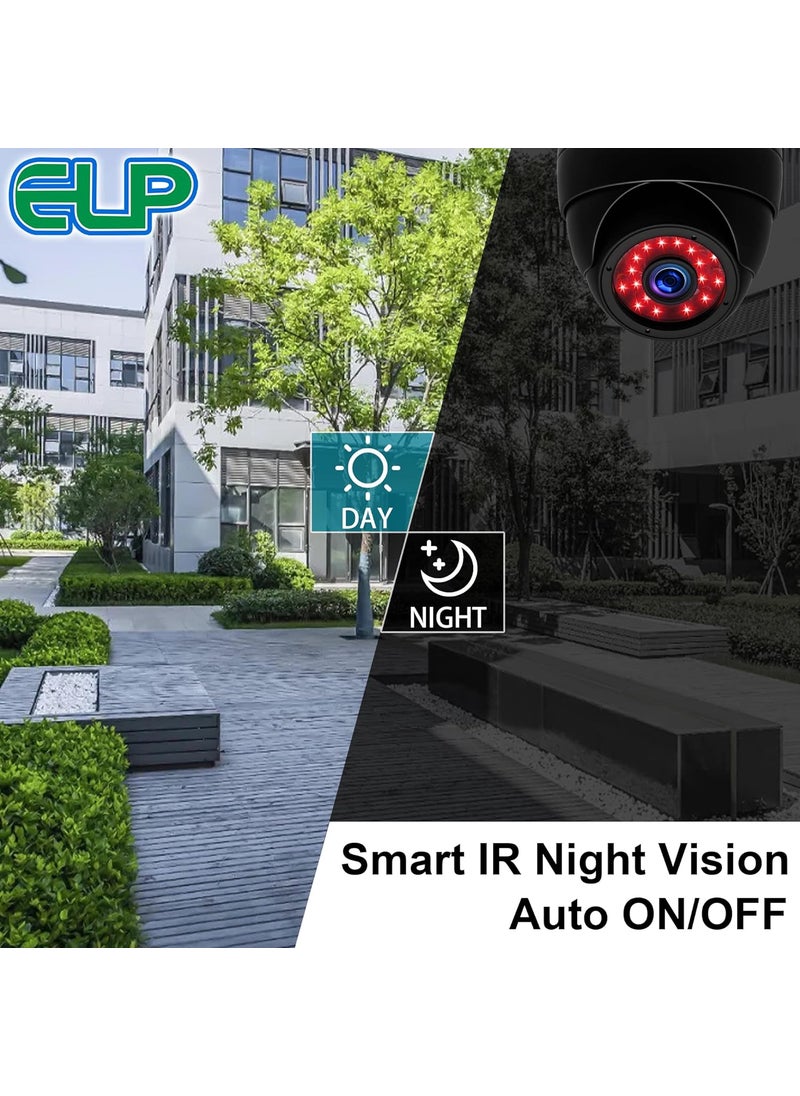 ELP 180degree Fisheye Lens Wide Angle 1080P Mini Box Webcam 3.6mm Night Lens Motion Only