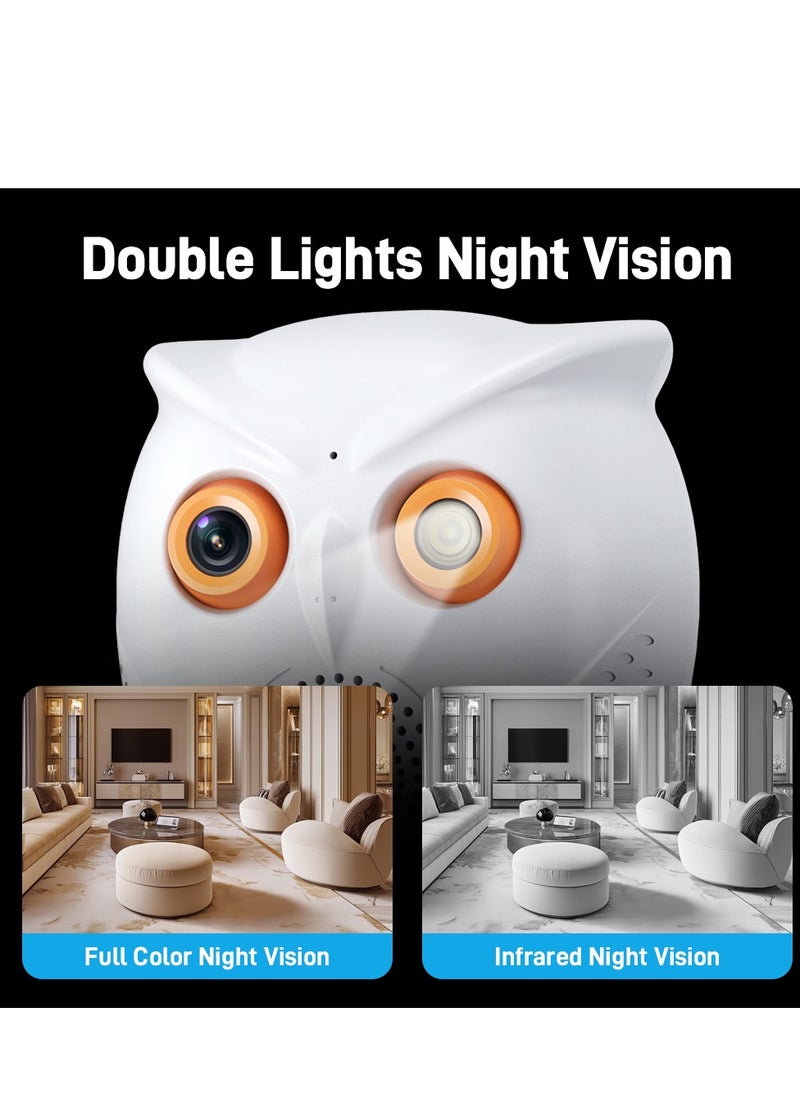 Rubo Safe Live WIFI Camera 2K 2.8mm Large Aperture and 6P Lens Enhanced Color Night Vision in Low Light AI Human Detection. Full Home Protection Fast- Forward Playback Speed.