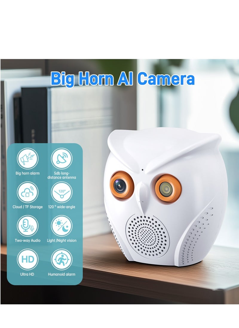Rubo Safe Live WIFI Camera 2K 2.8mm Large Aperture and 6P Lens Enhanced Color Night Vision in Low Light AI Human Detection. Full Home Protection Fast- Forward Playback Speed.