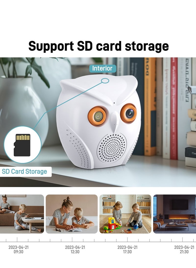 Rubo Safe Live WIFI Camera 2K 2.8mm Large Aperture and 6P Lens Enhanced Color Night Vision in Low Light AI Human Detection. Full Home Protection Fast- Forward Playback Speed.