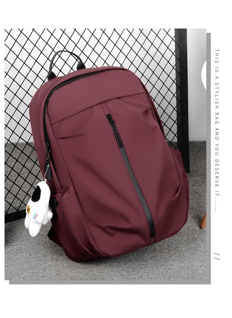 Middle School Student Backpack Men And Women Casual Laptop Bag Fashionable Outdoor Travel Shoulder 31*46*15CM With Pendant