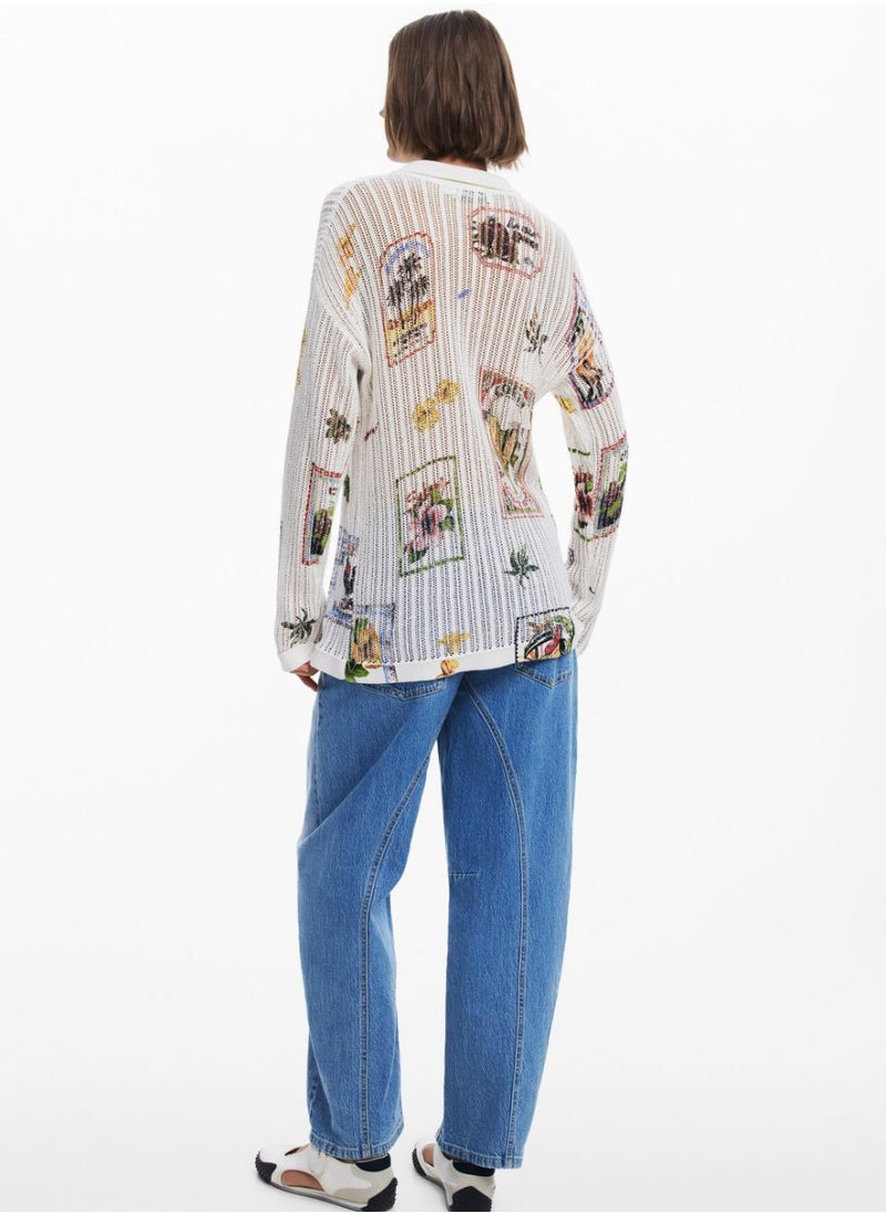 Stamp Cardigan