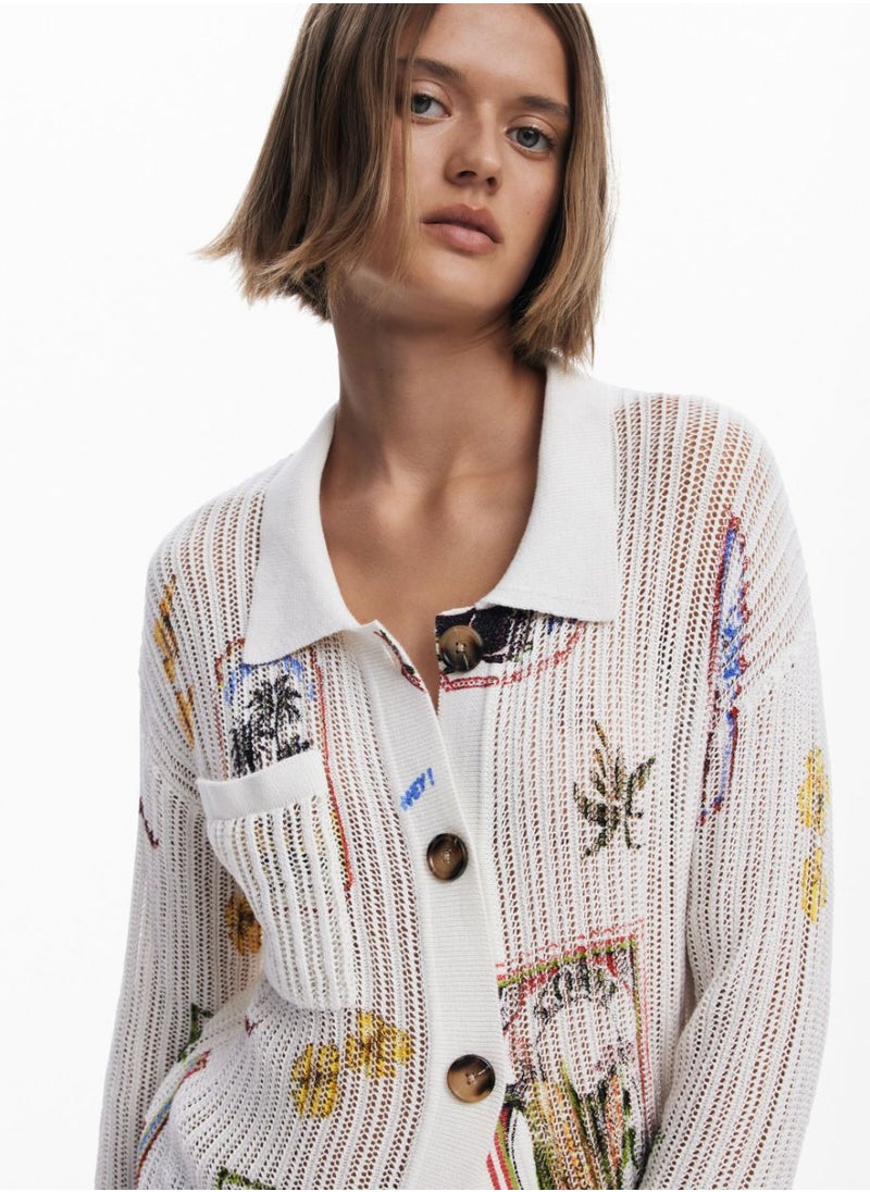 Stamp Cardigan