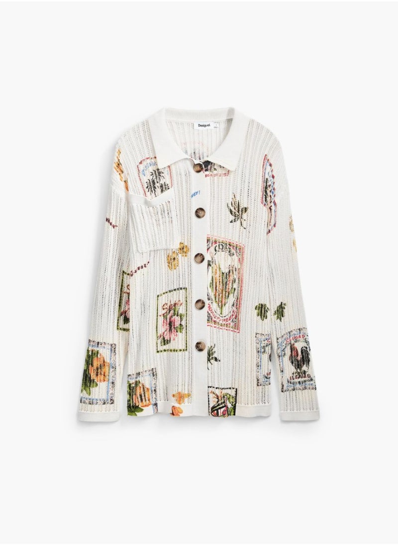 Stamp Cardigan