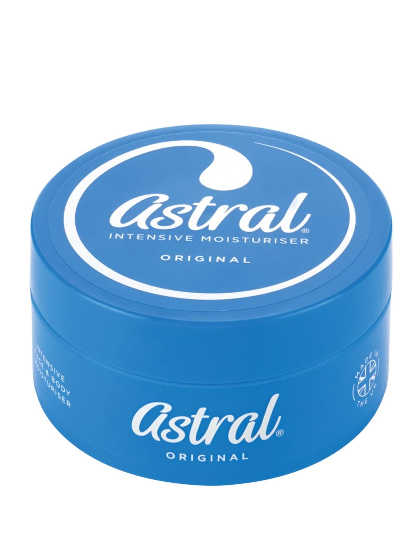Astral Original Moisturiser 500ml – Face & Body Cream with Lanolin or Petroleum Jelly | Deep Hydration, Softens Skin, Locks in Moisture & Repairs Dryness | Made in UK