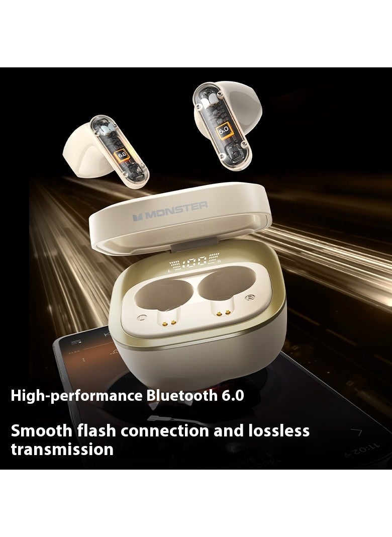 MONSTER-N-Lite 212 wireless sports Bluetooth headset | HD call intelligent noise reduction | 13mm large dynamic bass shock | Touch operation to wake up the voice assistant with one button | Single 24-hour long-lasting battery life | Lightweight and comfortable to wear | Waterproof and sweat-proof sports essential
