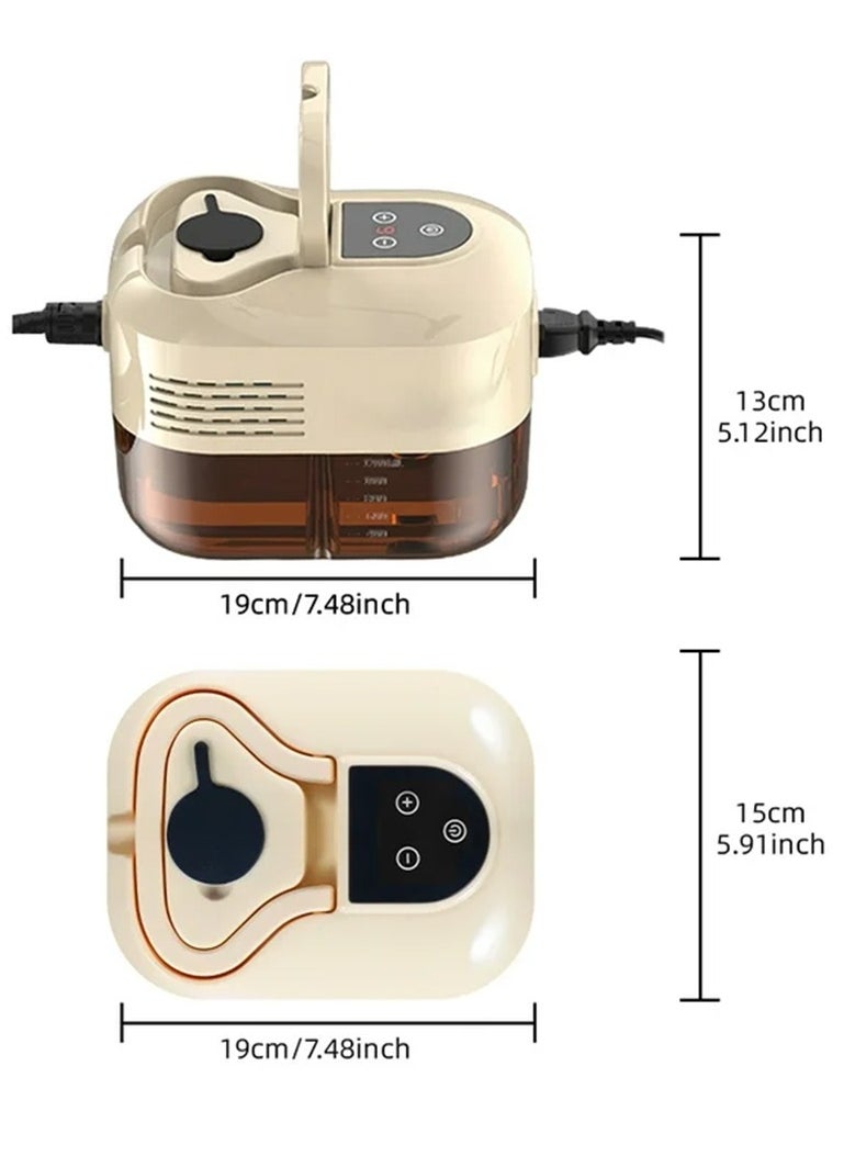 Steam Cleaner, 4.5Bar Pressurized Steamer for Cleaning, Multi-Purpose Steamer for Home, Handheld Steam Cleaner, with 6pcs Accessories, Car Steamer, Portable Steam Cleaner for Kitchen, Bathroom, Tile