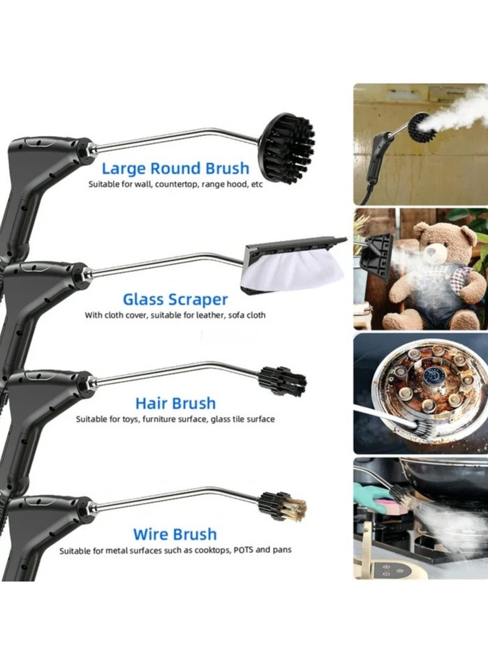 Steam Cleaner, 4.5Bar Pressurized Steamer for Cleaning, Multi-Purpose Steamer for Home, Handheld Steam Cleaner, with 6pcs Accessories, Car Steamer, Portable Steam Cleaner for Kitchen, Bathroom, Tile