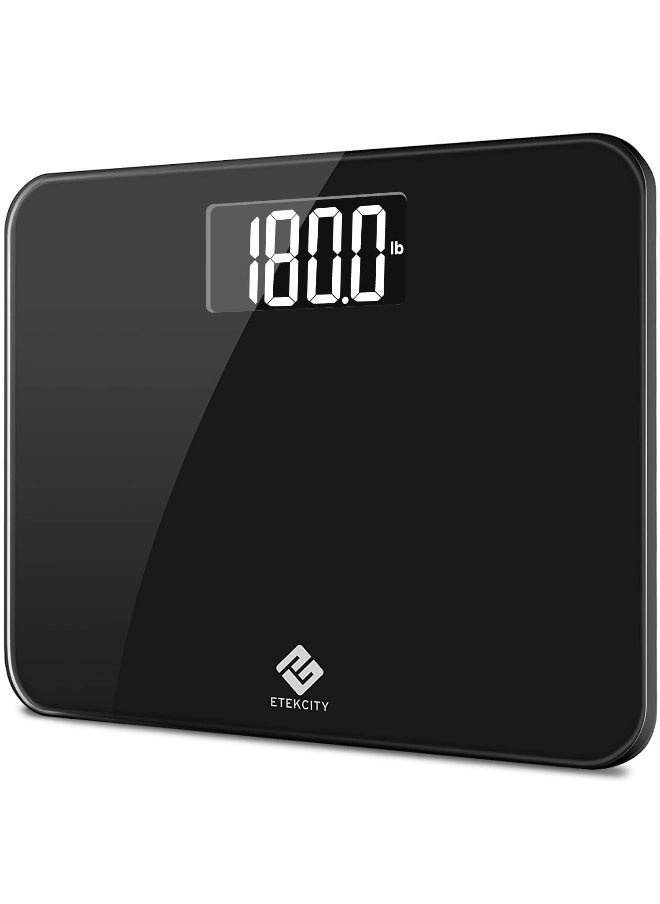 Etekcity Digital Bathroom Scale for Body Weight for People, Extra Wide Platform and High Capacity, Large Number and Easy-to-Read on Backlit LCD Display, 440 lb