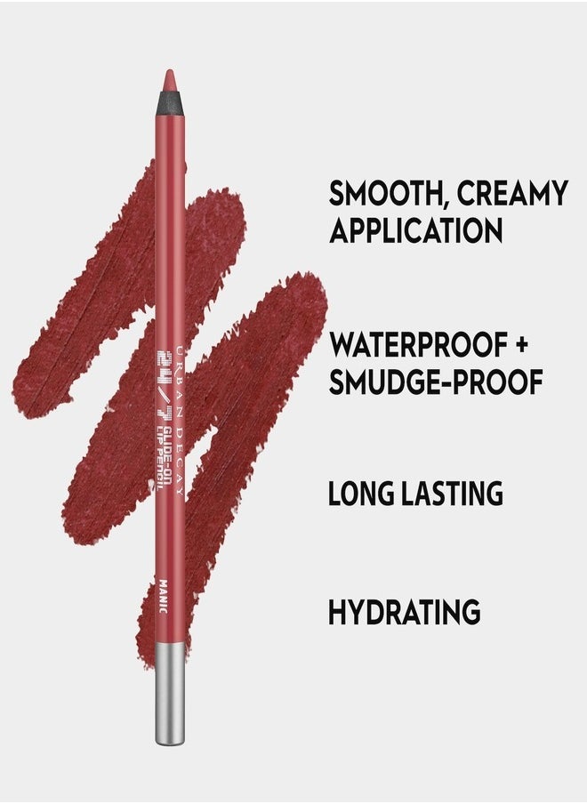Urban Decay 24/7 Glide-On Waterproof LIP PENCIL 69 Manic - rosy wine 0.04 oz/ 1.2 g
