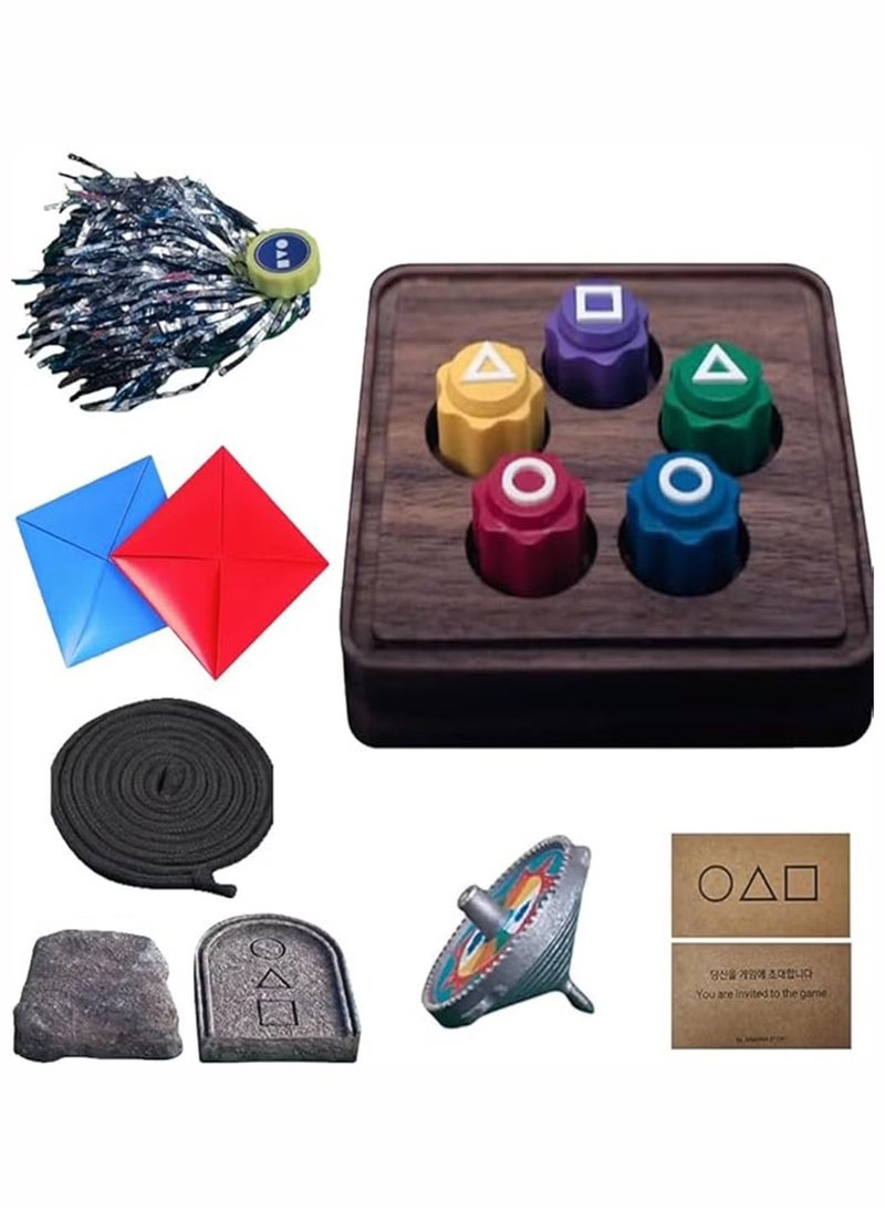 Korean Traditional Play Game Korean Folk Game Set Gonggi Biseokchigi Jebi Chagi Paeng Y DDAKJI Game Set Family Travel Game