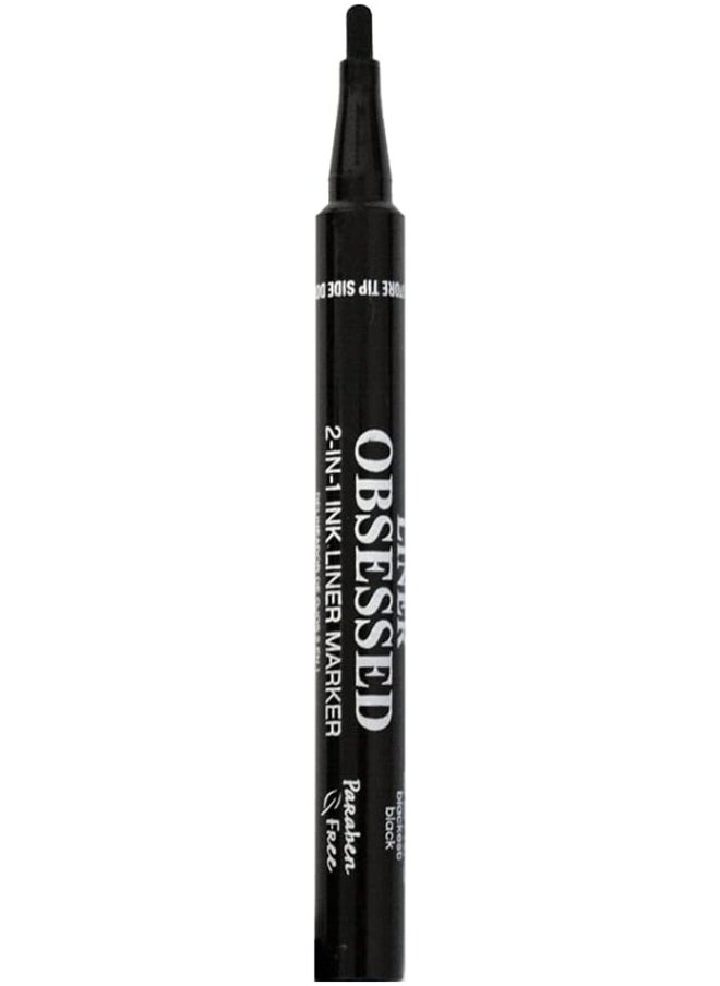 Pal Liner Obsessed 2 In 1 Liner Marker Black 1Ml