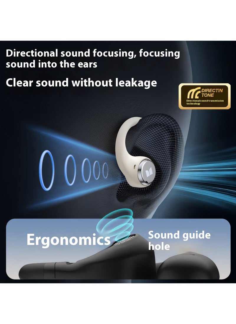 Monster Open Ear AC336 Headphones, Bluetooth 5.3 Wireless Earphones, Stereo Sound, Super Long Playback, Clear Calls, Stylish Swivel Box with Lanyard, Sweat-Proof Open Ear Wireless Earbuds