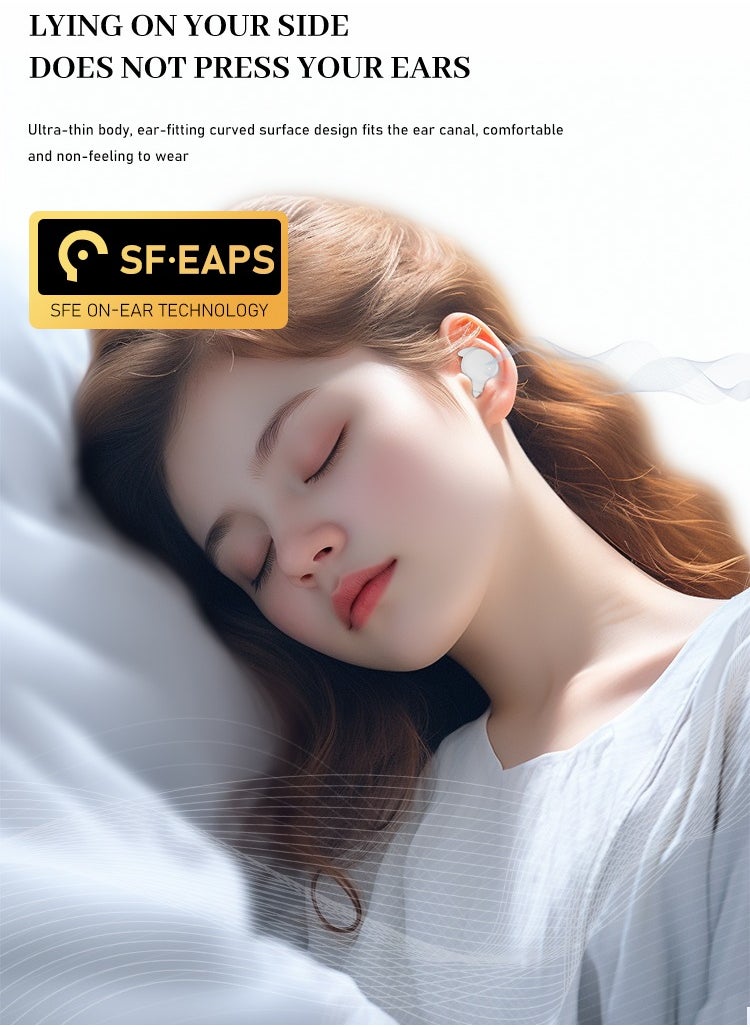 LENYES AIR 301 Wireless Noise Cancelling Earbuds, Lifestyle Bluetooth Earbuds with Active Noise Cancellation, Up to 8.5 Hours of Battery Life Black