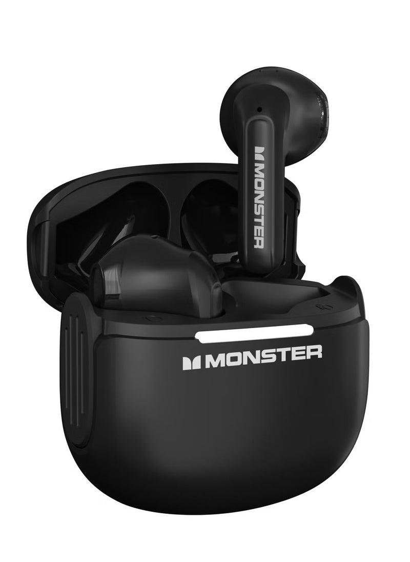 MONSTER wireless Bluetooth headset | 24-hour long battery life · 13mm metal diaphragm · Bluetooth 5.4 ultra-fast connection · Cloud-like comfortable wearing · Clear call experience