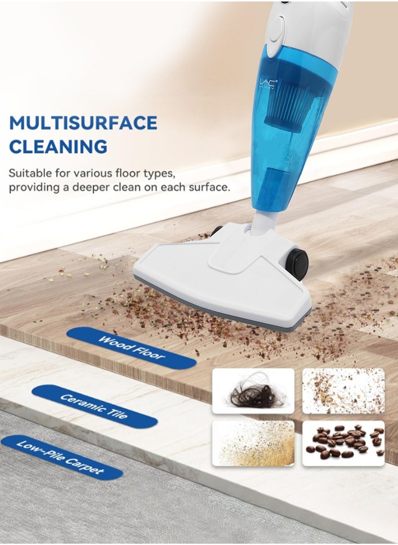 LAC LAICHY 2-in-1  Vacuum Cleaner 650W Upright Vacuum Cleaner - Portable Handheld Vacuum Cleaner with HEPA Filter - Dust Removal Tools for Floors, Carpets, Desktops, Sofas, Windows