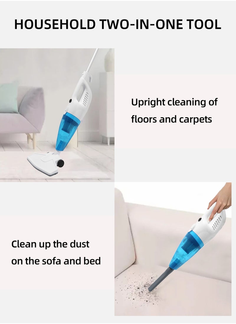 LAC LAICHY 2-in-1  Vacuum Cleaner 650W Upright Vacuum Cleaner - Portable Handheld Vacuum Cleaner with HEPA Filter - Dust Removal Tools for Floors, Carpets, Desktops, Sofas, Windows