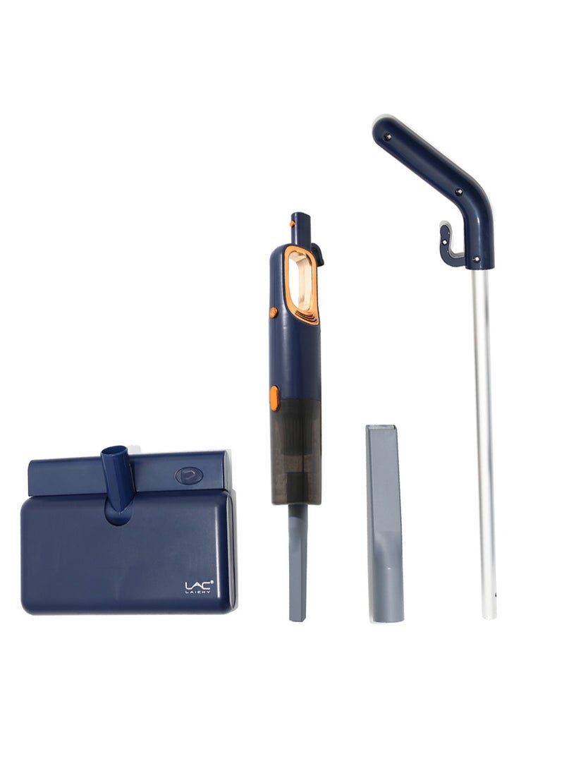 LAC LAICHY Portable Vacuum Cleaner 400W 2-in-1 Design Cleaner, Strong Suction, Simple Brush Replacement, Hepa Filtration System, High-Efficiency Filtration