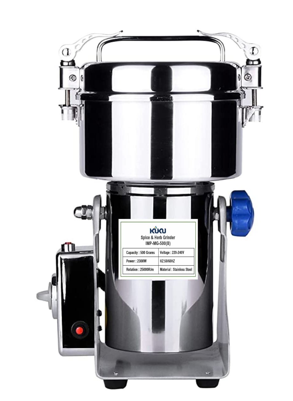 KUKU® 2300 Watts Dry Grinder for Spices, Herbs, and Dry Fruits - High-Power and Versatile Kitchen Appliance