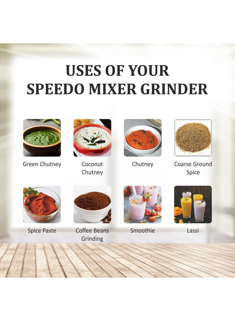 Baltra Mixer Grinder Speedo 400W | Compact & Efficient Grinding for Everyday Use