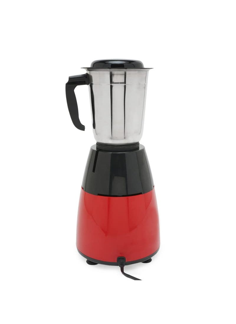 Swiss Military 550W MAGGIA Mixer Grinder with 3 Stainless Steel Leak-proof Jars, 3 Speed & Pulse function, 2 years warranty, SM809MAG, Black and Red Color